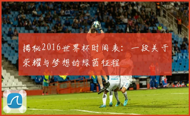 揭秘2016世界杯时间表：一段关于荣耀与梦想的绿茵征程