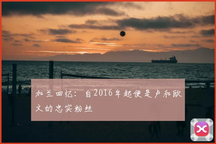 加兰回忆：自2016年起便是卢和欧文的忠实粉丝
